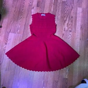 Yigal Azrouel crewneck circle skirt knit dress size large